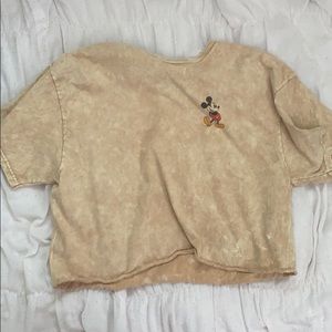 Speckled Tan Mickey Mouse Shirt